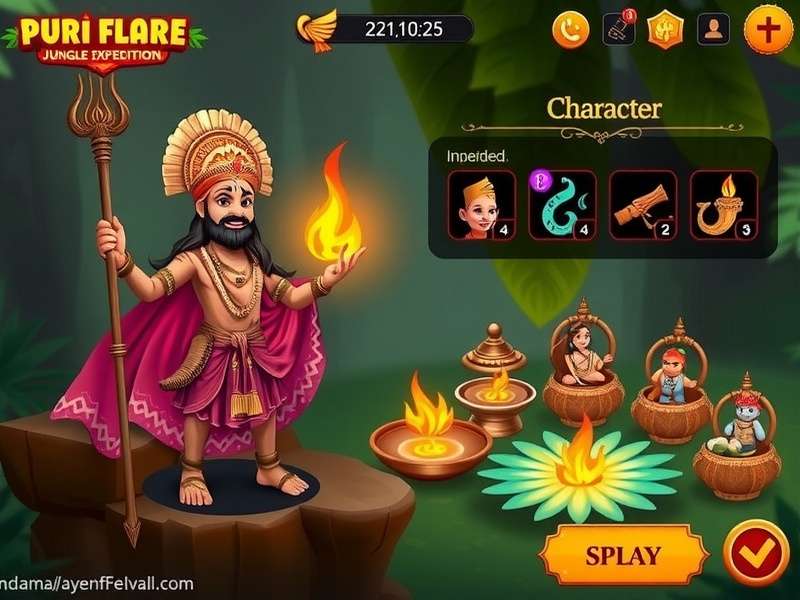 Puri Flare Jungle Expedition gameplay screenshot