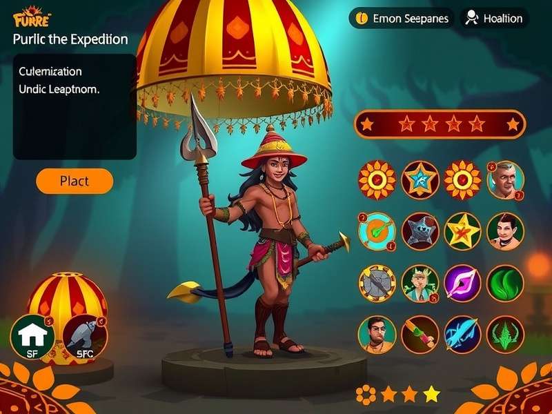 Puri Flare Jungle Expedition character customization